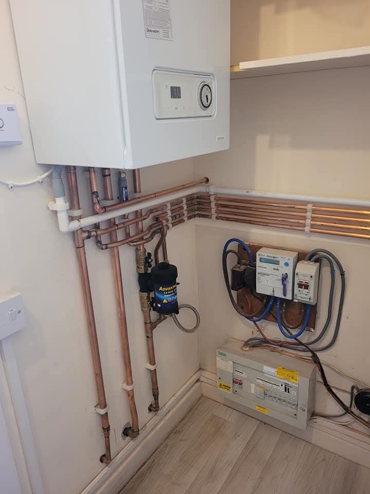 New high efficiency boiler install